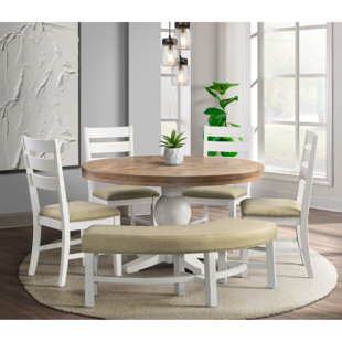 6 Piece Round Kitchen & Dining Room Sets You'll Love | Wayfair